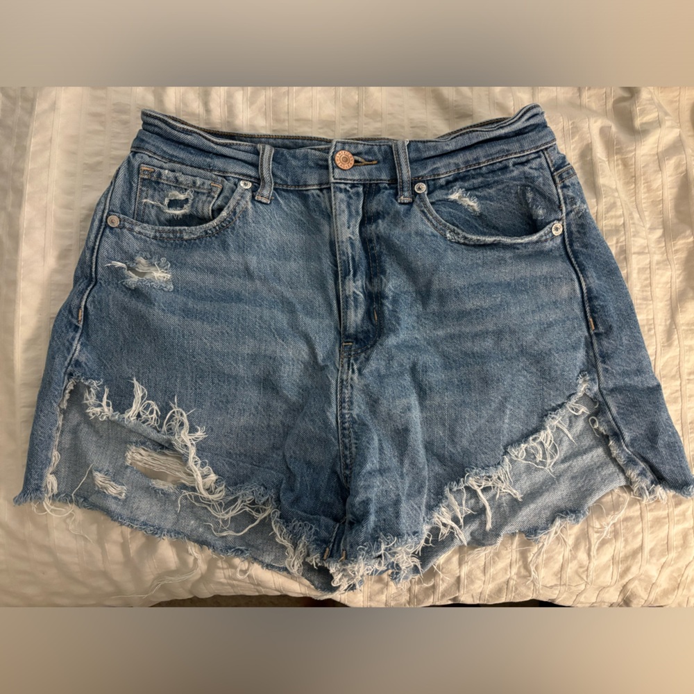 Blue American Eagle Denim Shorts size 4
